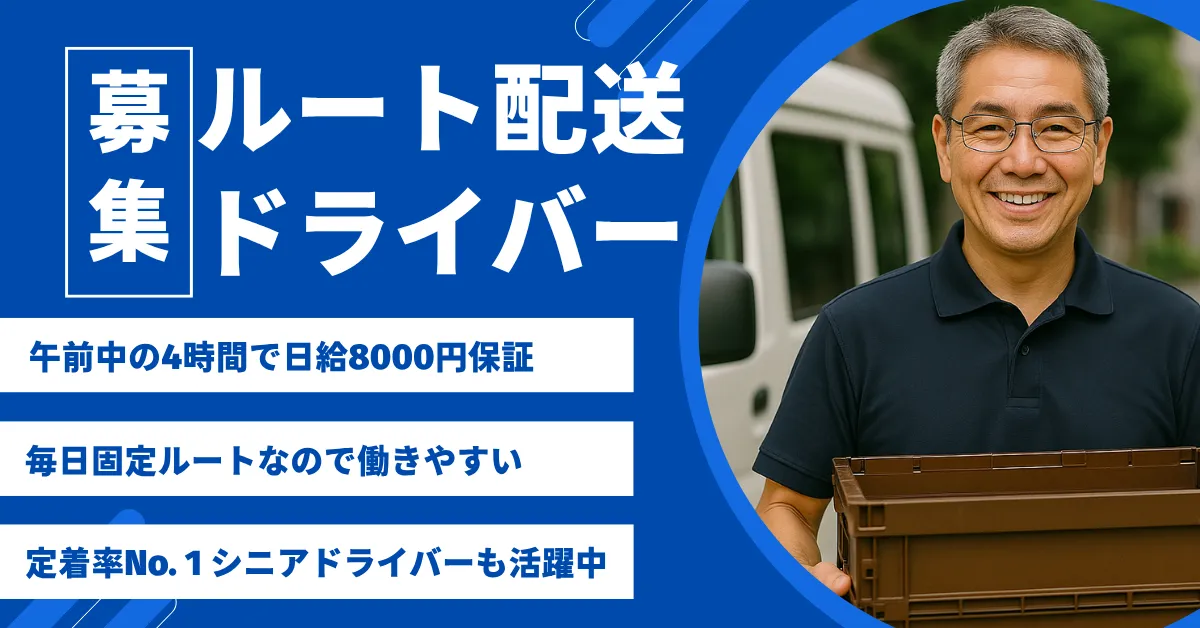 店舗・オフィス向けのアパレル配送ドライバー募集